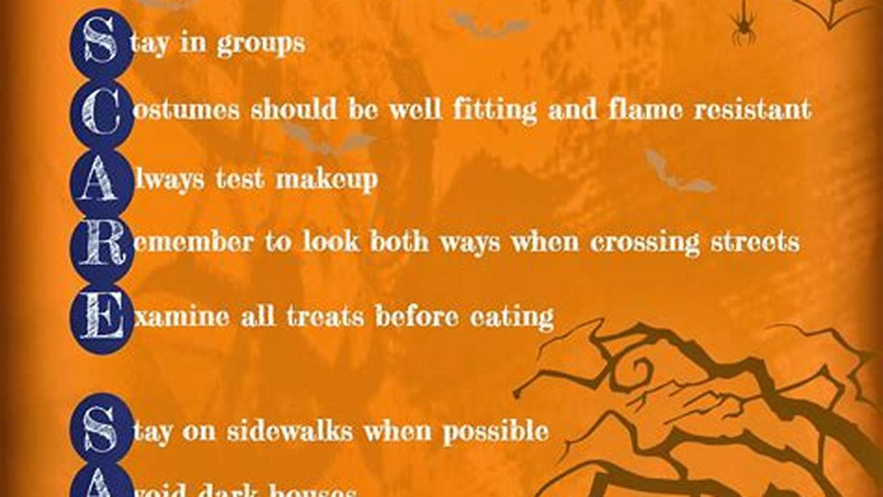 Halloween Safety Tips 2024