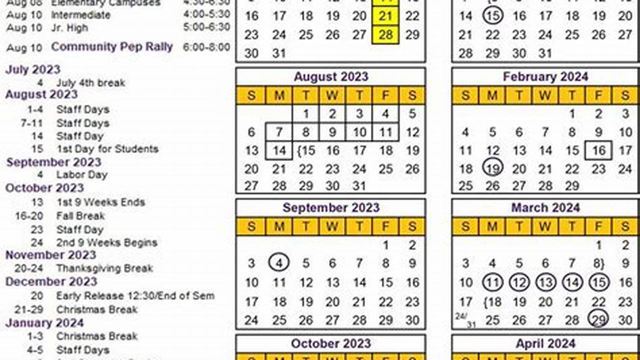 Hallsville Isd Calendar 2024-2025
