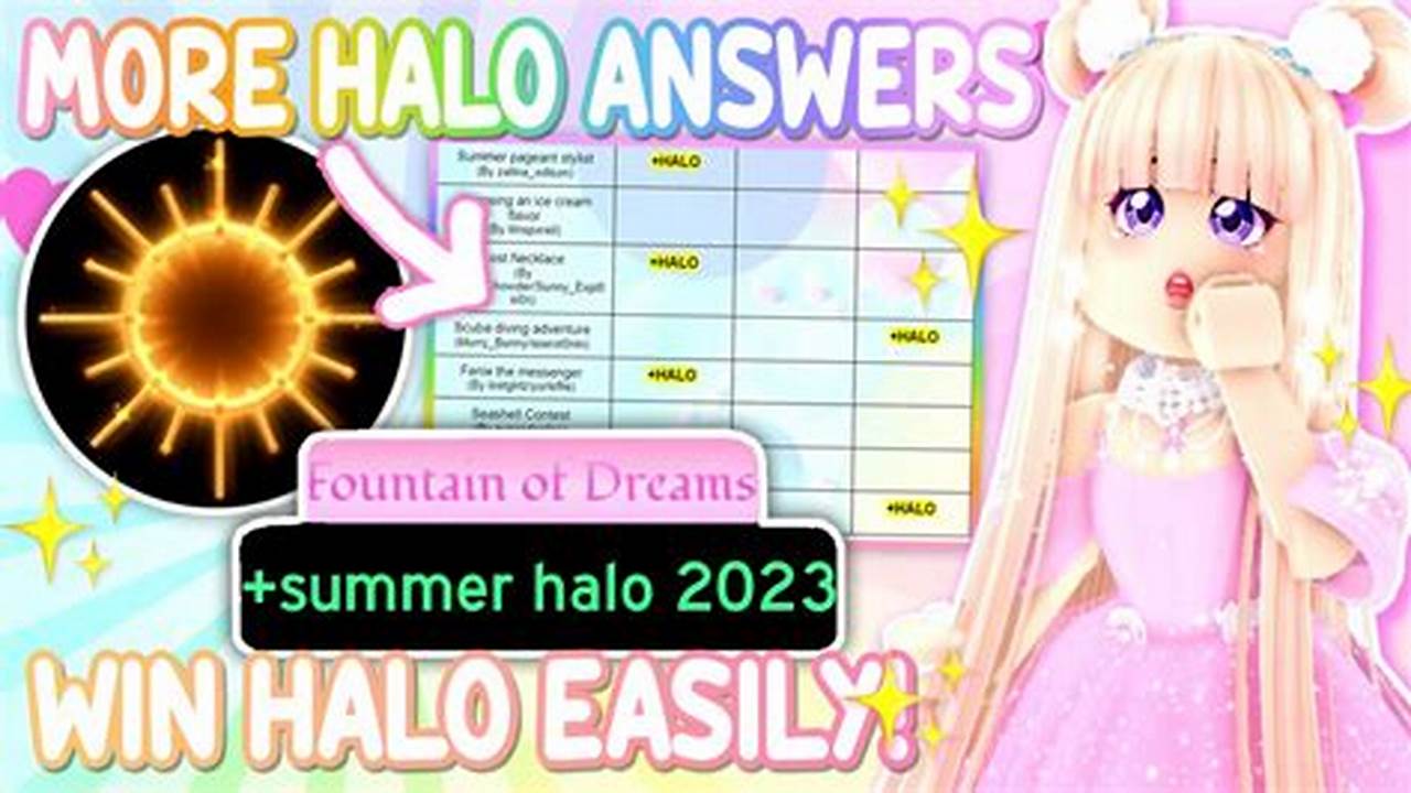 Halo Summer 2024 Answers