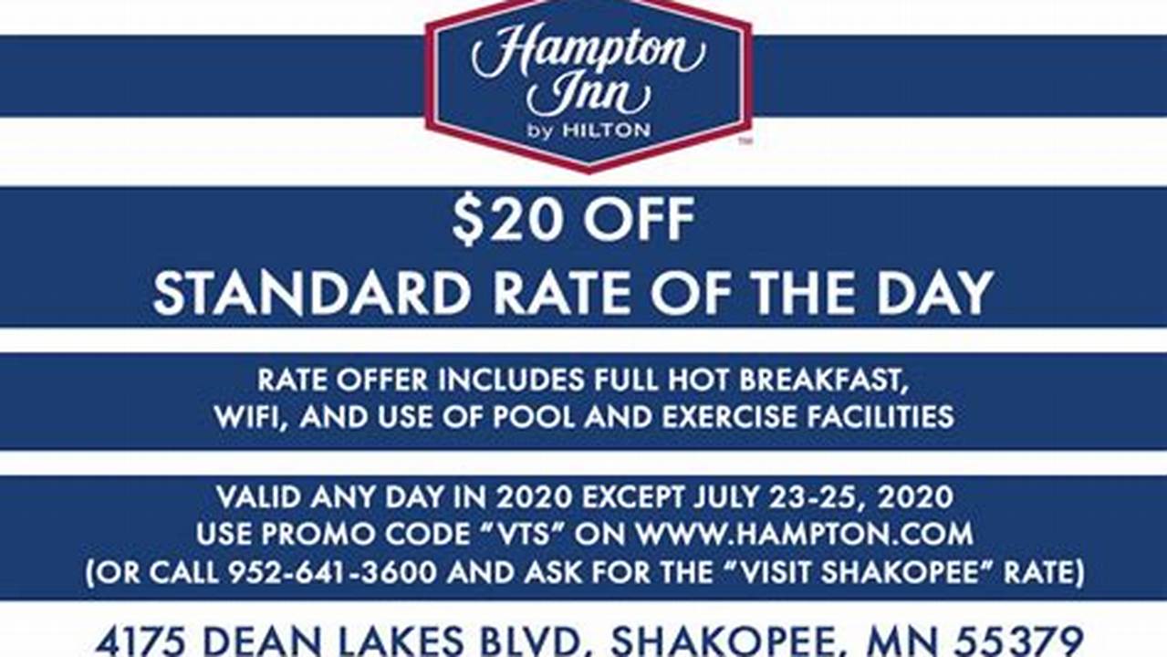 Hampton Inn Promo Codes 2024