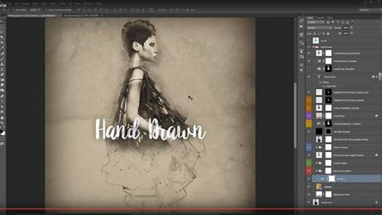 Hand Drawn Photoshop Action: Create Stunning Artwork with a Few Clicks