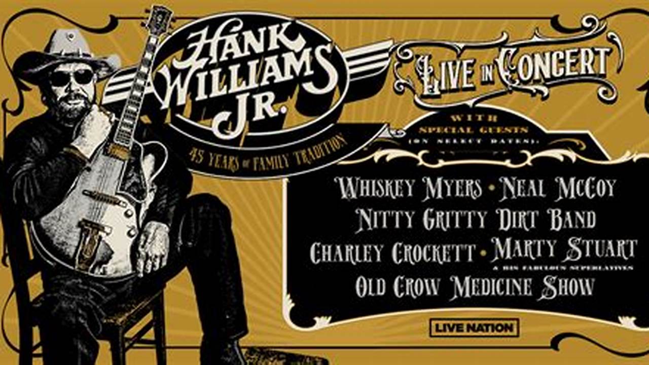 Hank Williams Jr Concerts 2024