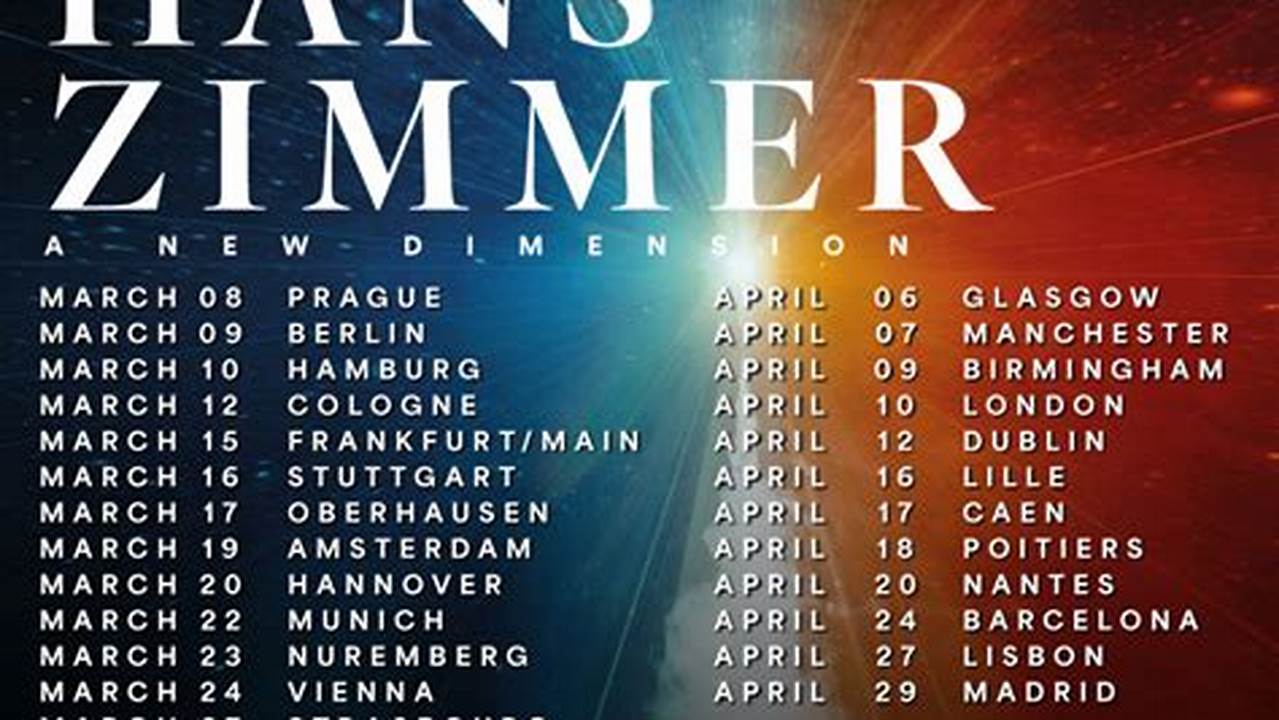Hans Zimmer Tour 2024 Deutschland