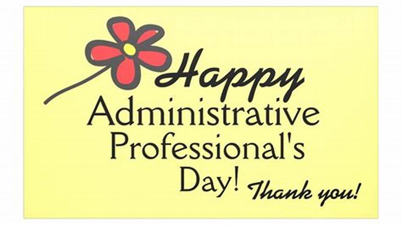 Happy Administrative Professionals Day Banner