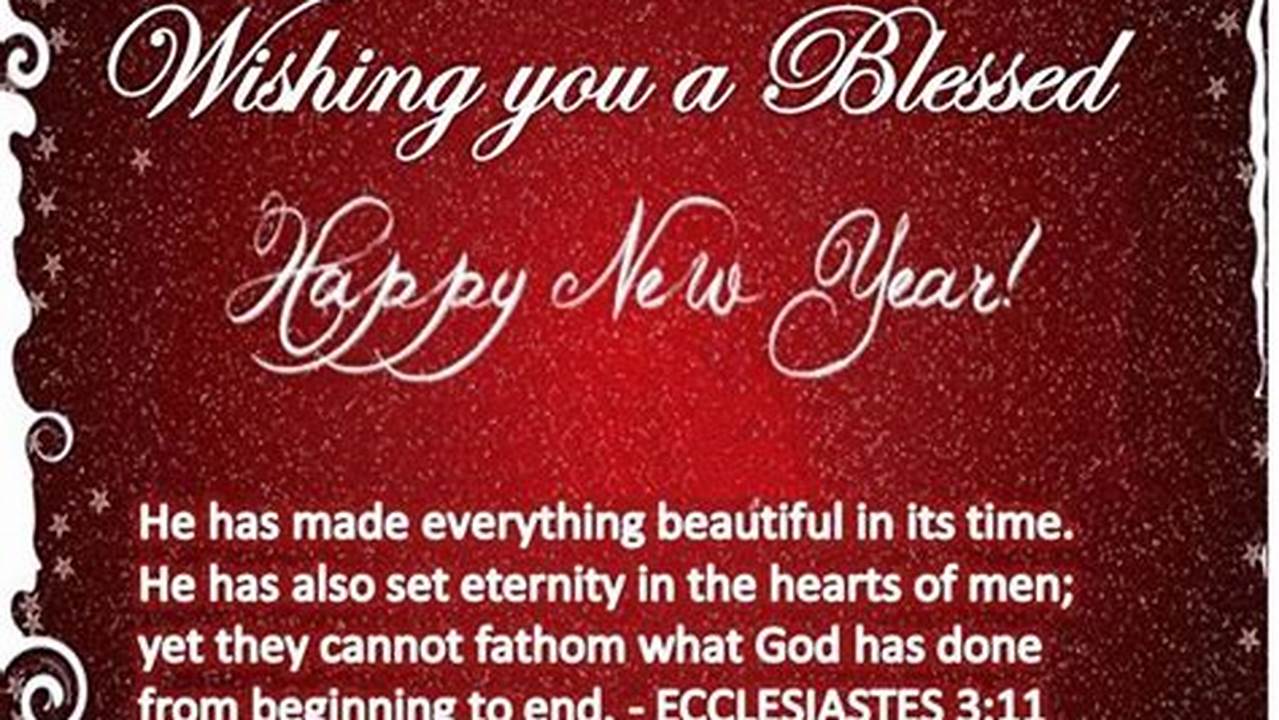 Happy Blessed New Year 2024 Images