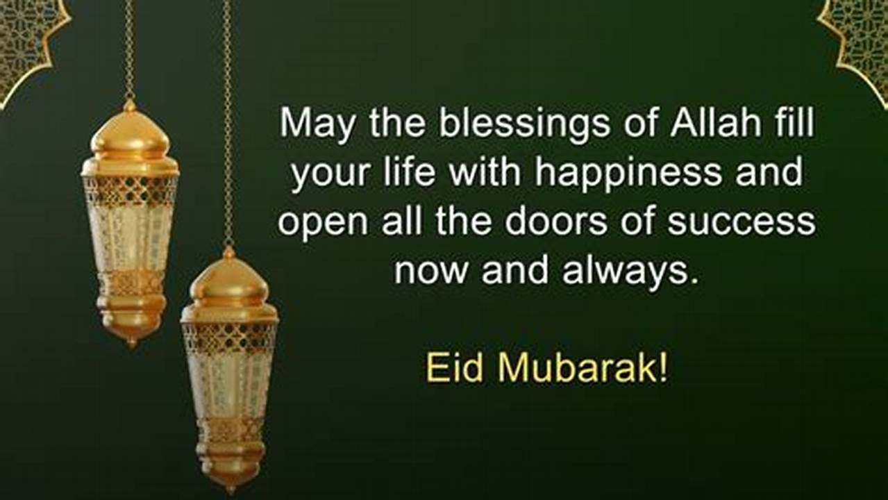 Happy Eid Mubarak 2024 Wishes