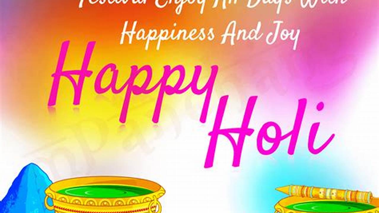 Happy Holi 2024 Wishes Images Bazaar