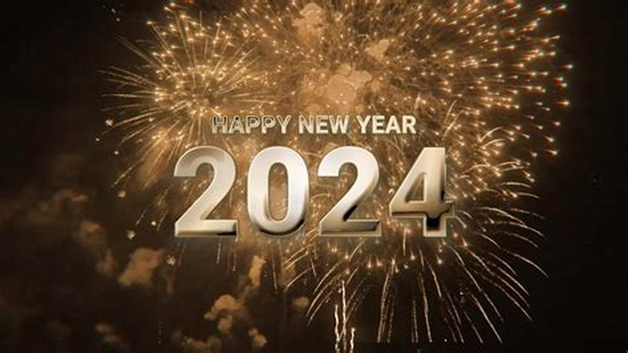 Happy New Year 2024 Animation Video