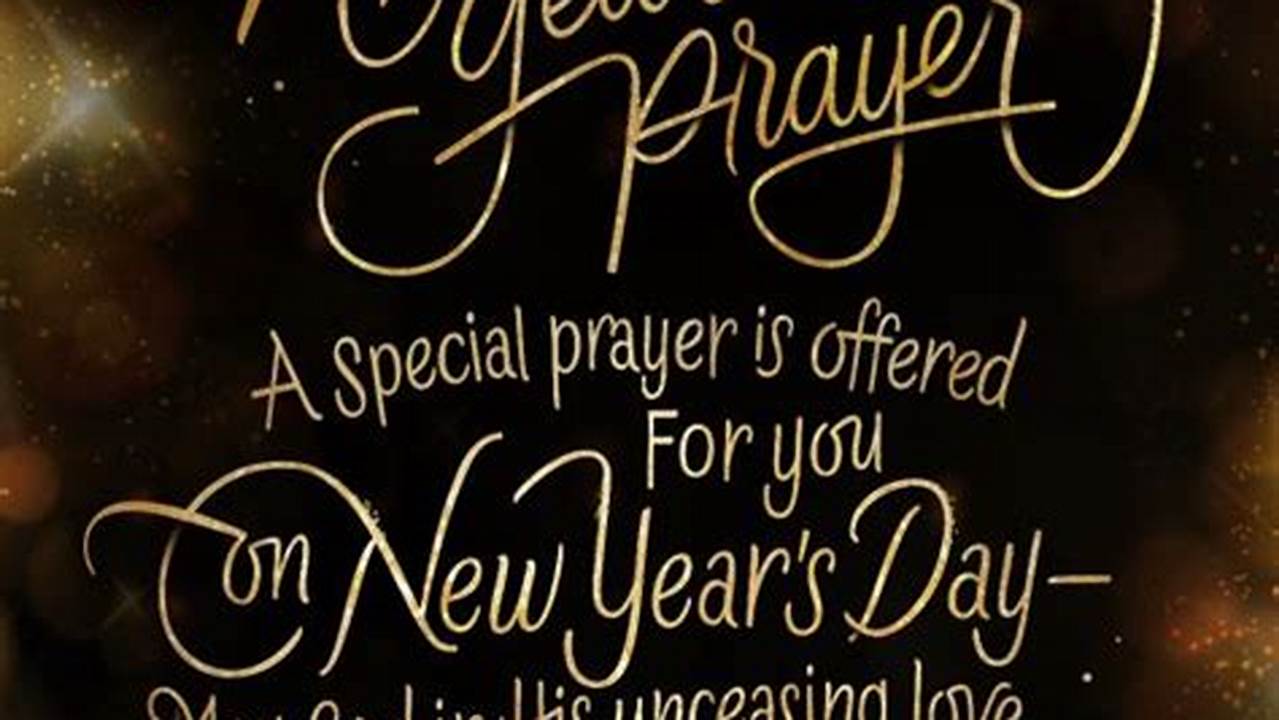 Happy New Year 2024 Prayer