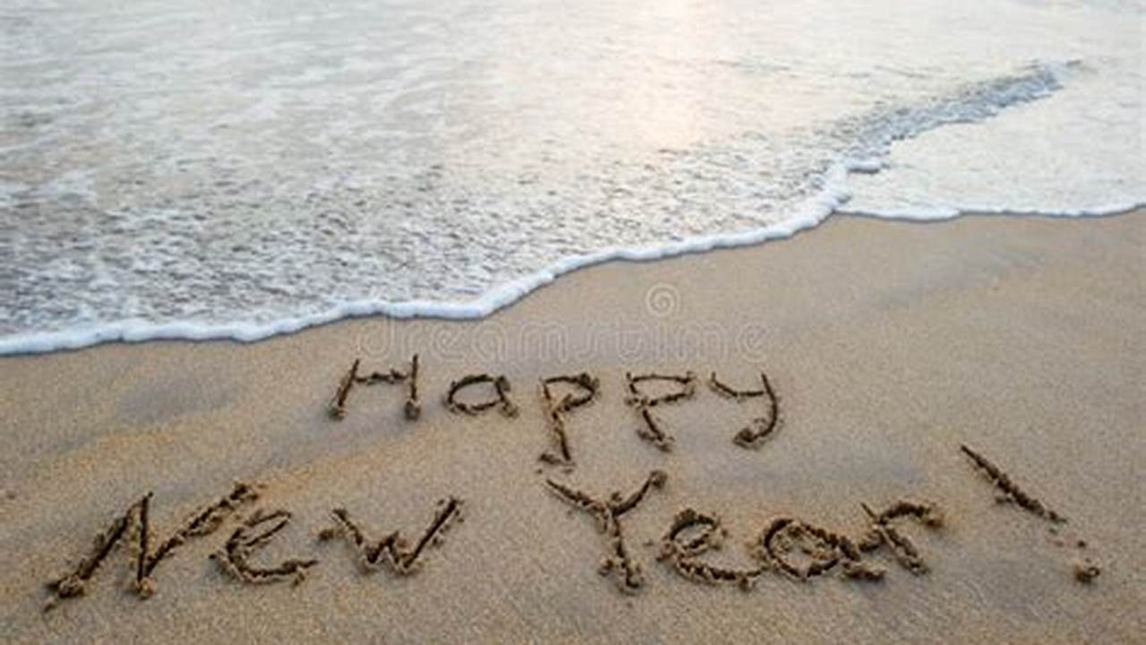 Happy New Year Beach 2024