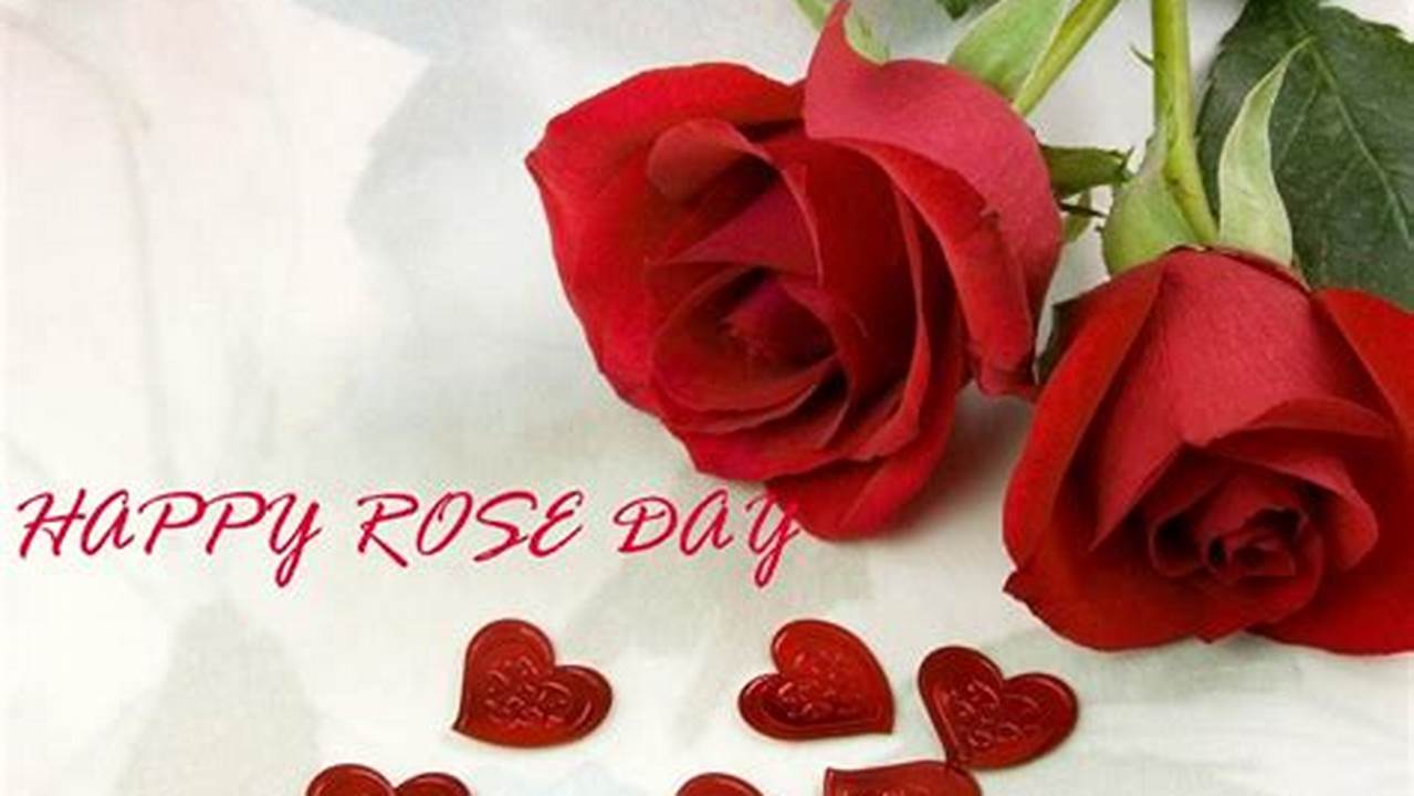 Happy Rose Day Initiates Valentine’s Week, A Time When Sentiments Are Conveyed Through The Exchange Of Roses., 2024