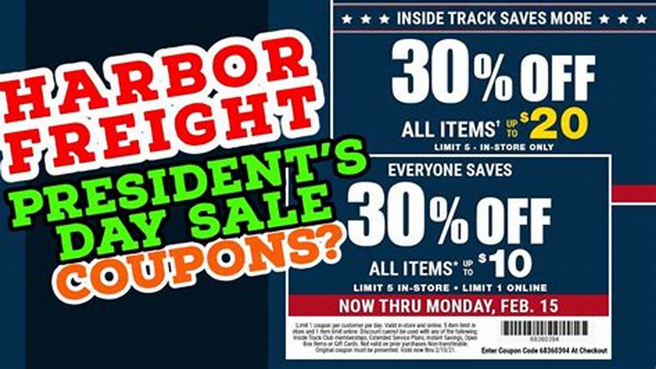 Harbor Freight Presidents Day Sale 2024