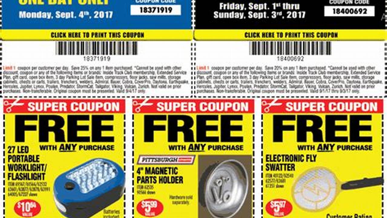 Harbor Freight Trailer Coupon 2024