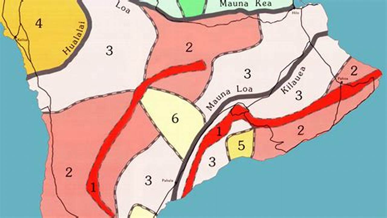 Hawaii Lava Flow Map 2024 Printable