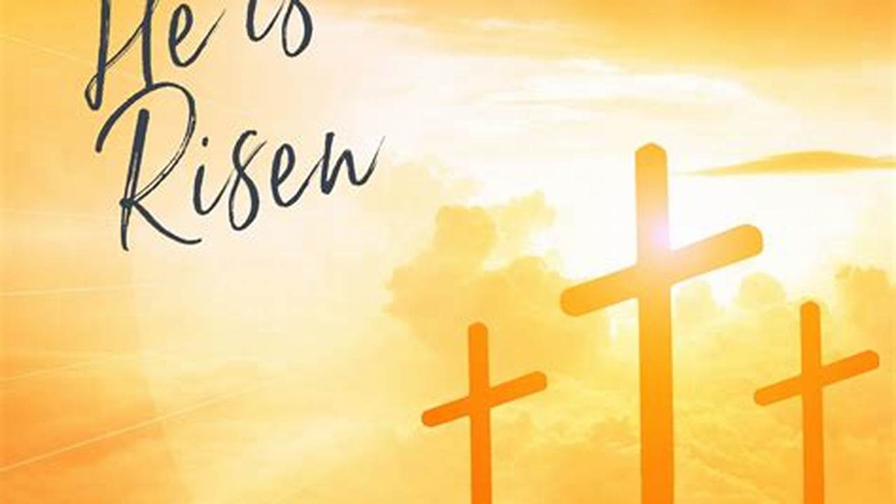 He Is Risen Images 2024