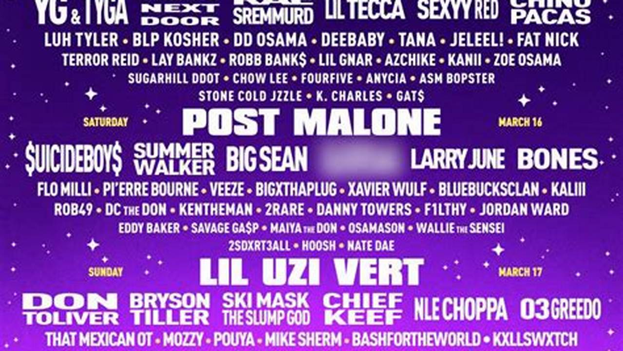 Headliners For Rolling Loud Ca 2024 Are Nicki Minaj (Friday), Post Malone (Saturday), And Future X Metro Boomin (Sunday)., 2024