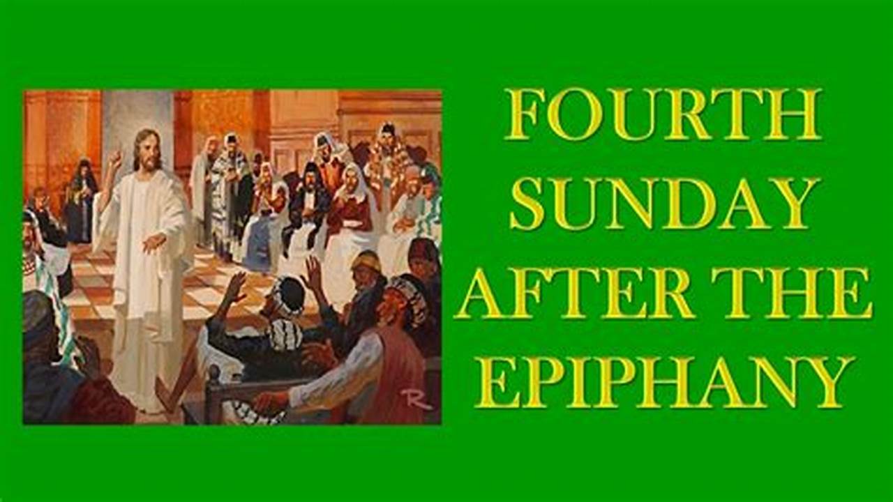 Healing On The Sabbath Fourth Sunday After Epiphany Luke., 2024
