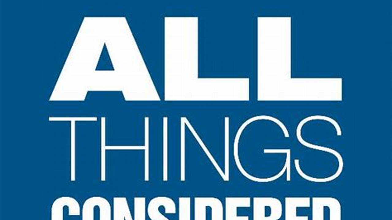 Hear The All Things Considered Program For March 18, 2024., 2024