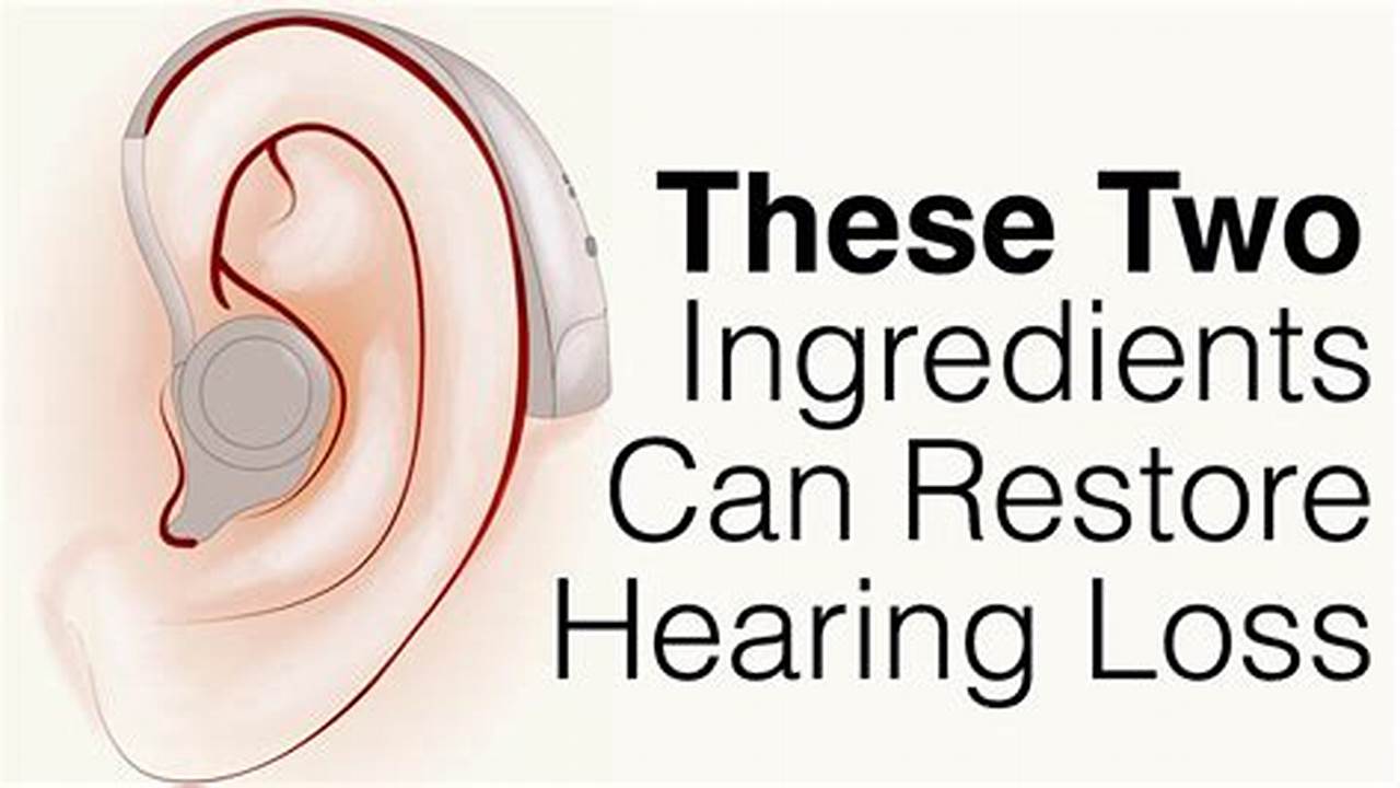 Hearing Loss Cure 2024