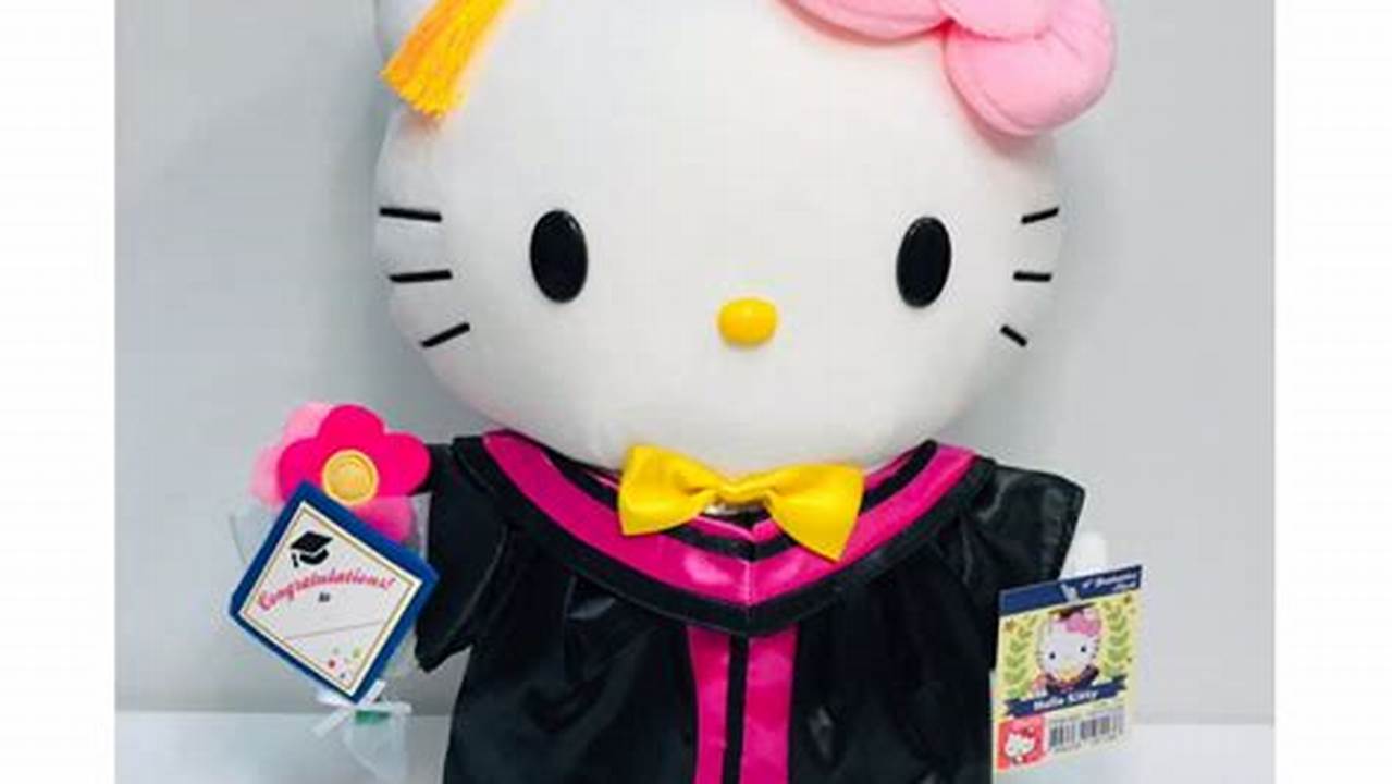 Hello Kitty Graduation Plush 2024