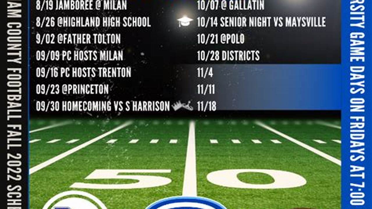 Henry County Football Schedule 2024