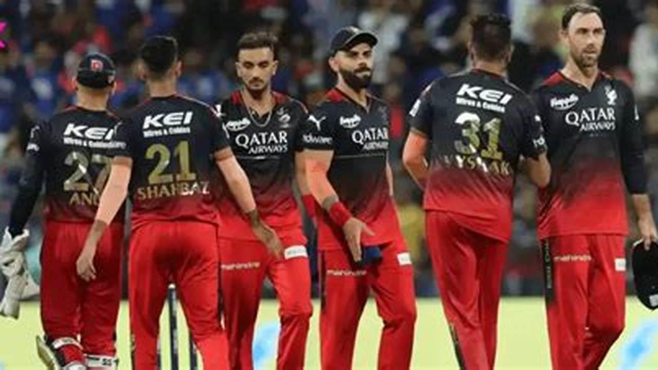 Here Are The Five Rcb Stars You Must Have In Your Dream11 Teams During Ipl 2024, 2024
