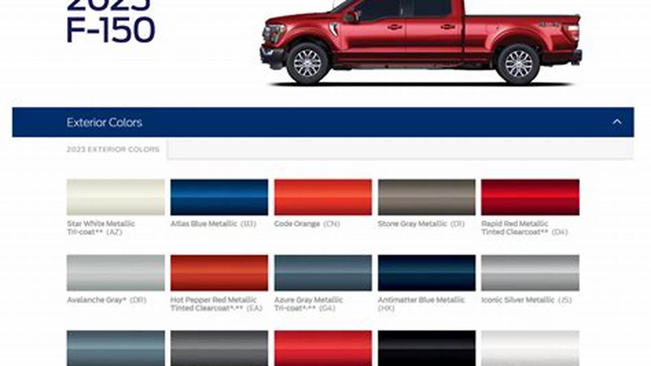 Here Are The Interior Color Options, 2024