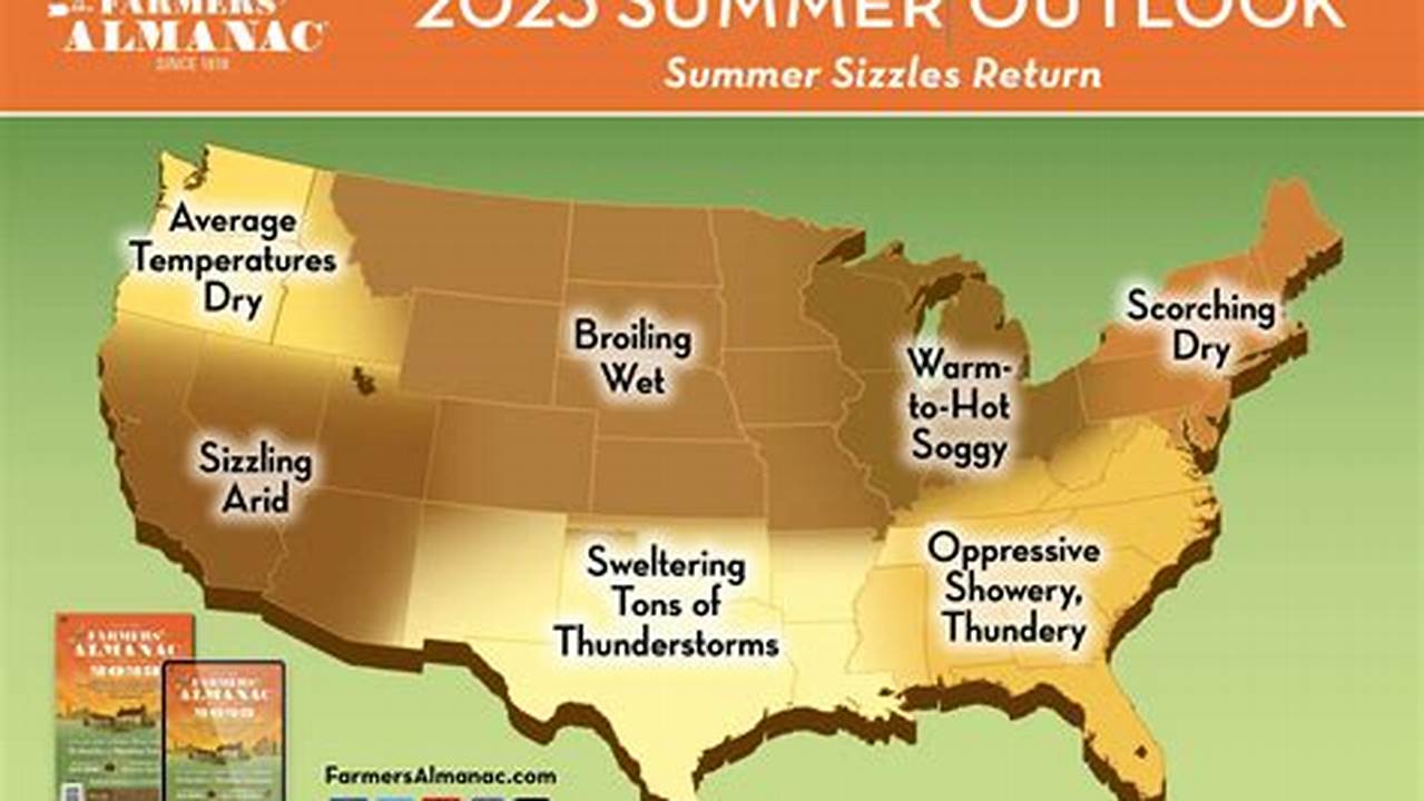 Here Is The Farmers’ Almanac Summer Weather Forecast 2024, Including Wet Weather Planting Suggestions, Regional Forecasts For Father’s Day, Fourth Of July, And Canada Day., 2024