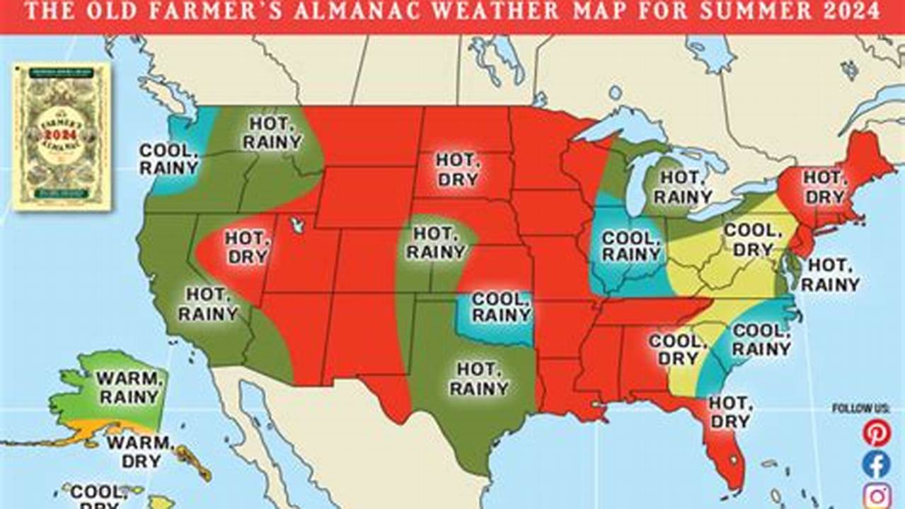 Here Is The Farmers’ Almanac Summer Weather Forecast 2024, Including Wet., 2024