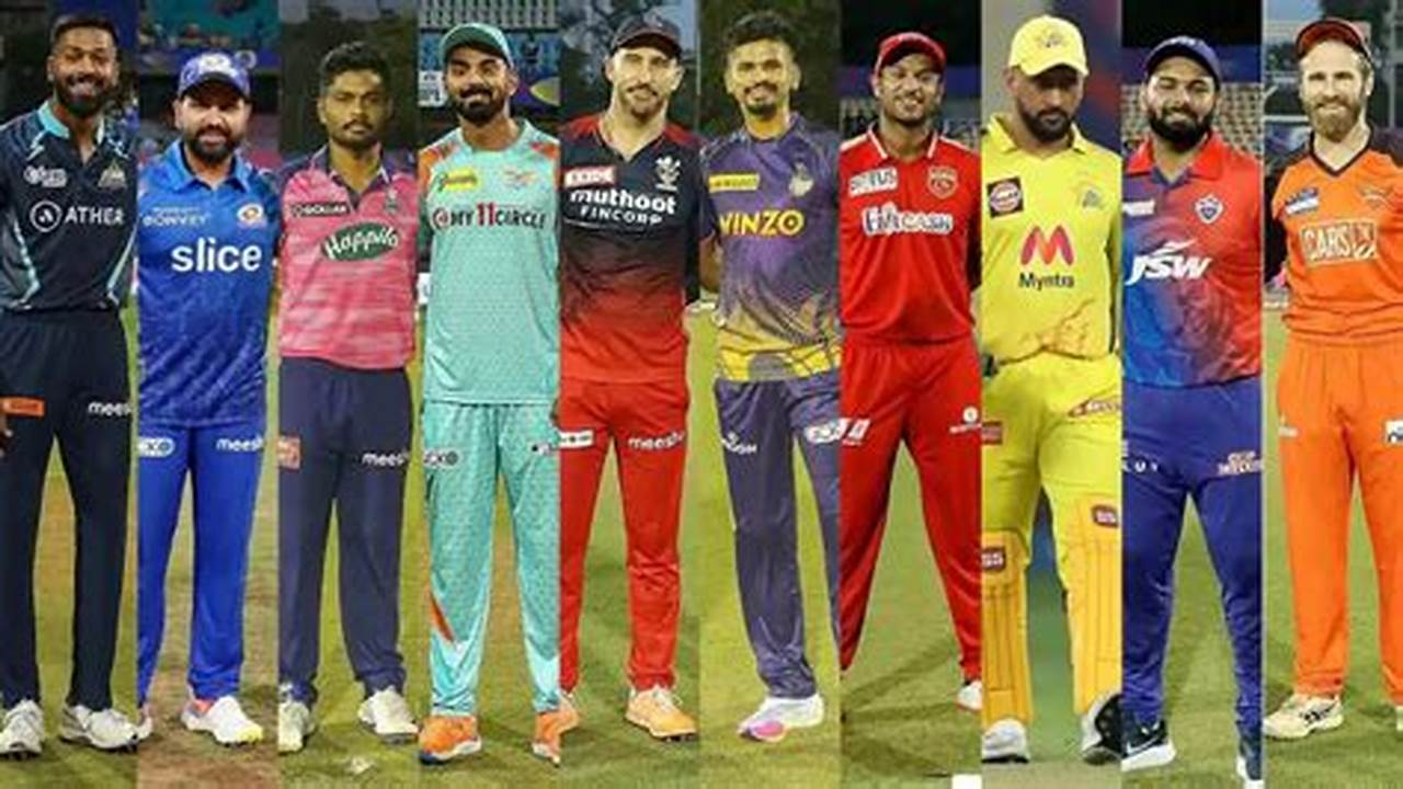 Here Is The List Of Team Captains For All Ten Franchises Ahead Of Ipl 2024., 2024