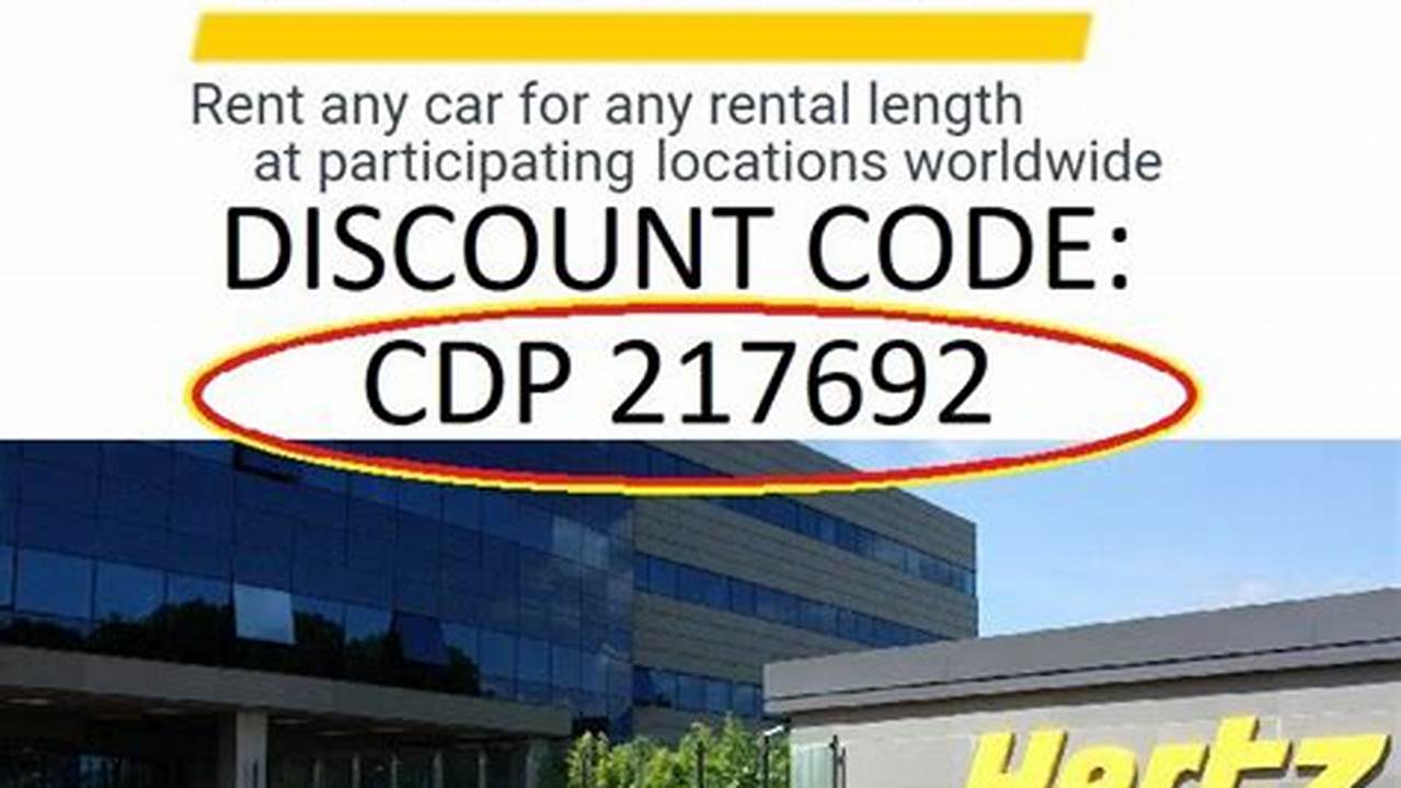 Hertz Rental Coupon Codes 2024