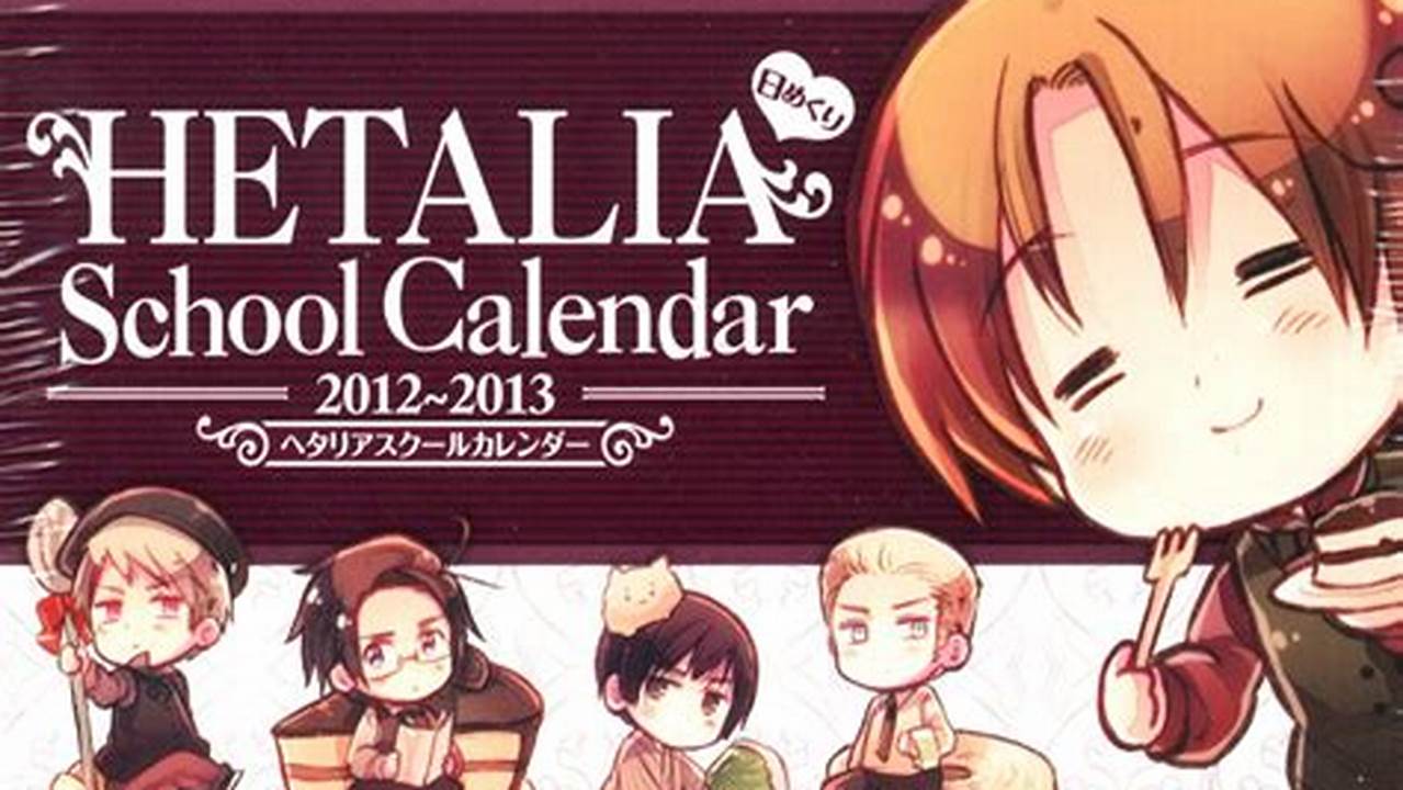 Hetalia New Season 2024 Calendar
