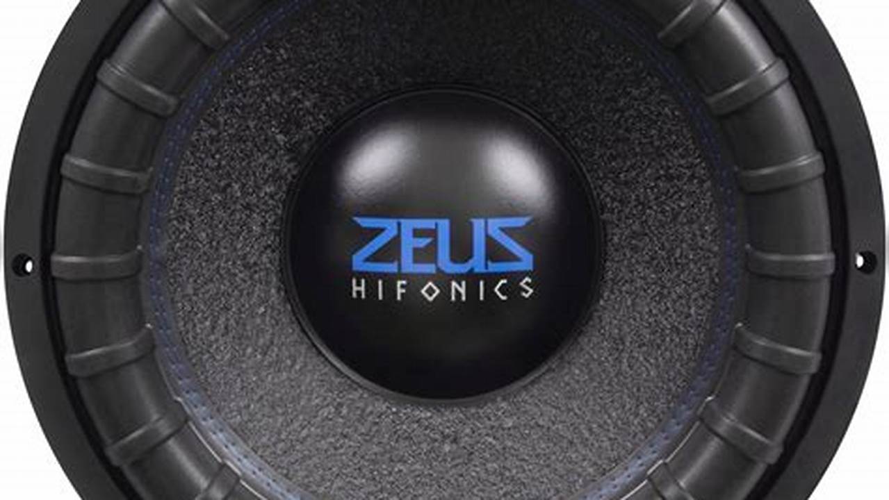 Hifonics Zeus Subwoofer: Bass That Will Rock Your World