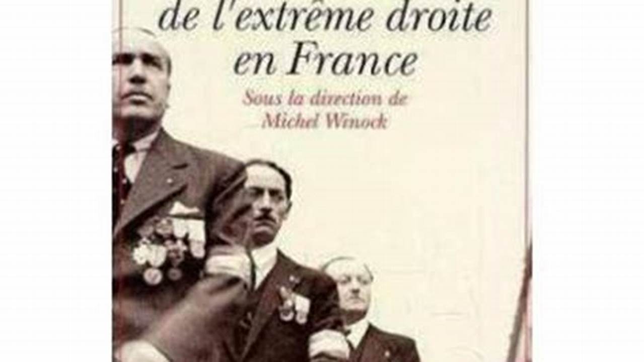 Histoire De L'Extrême Droite En France Winock