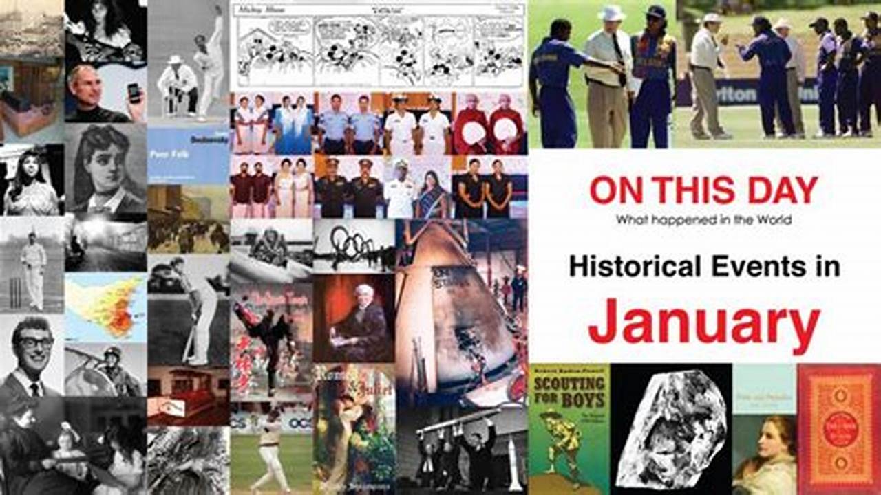 Historical Events That Happened In January