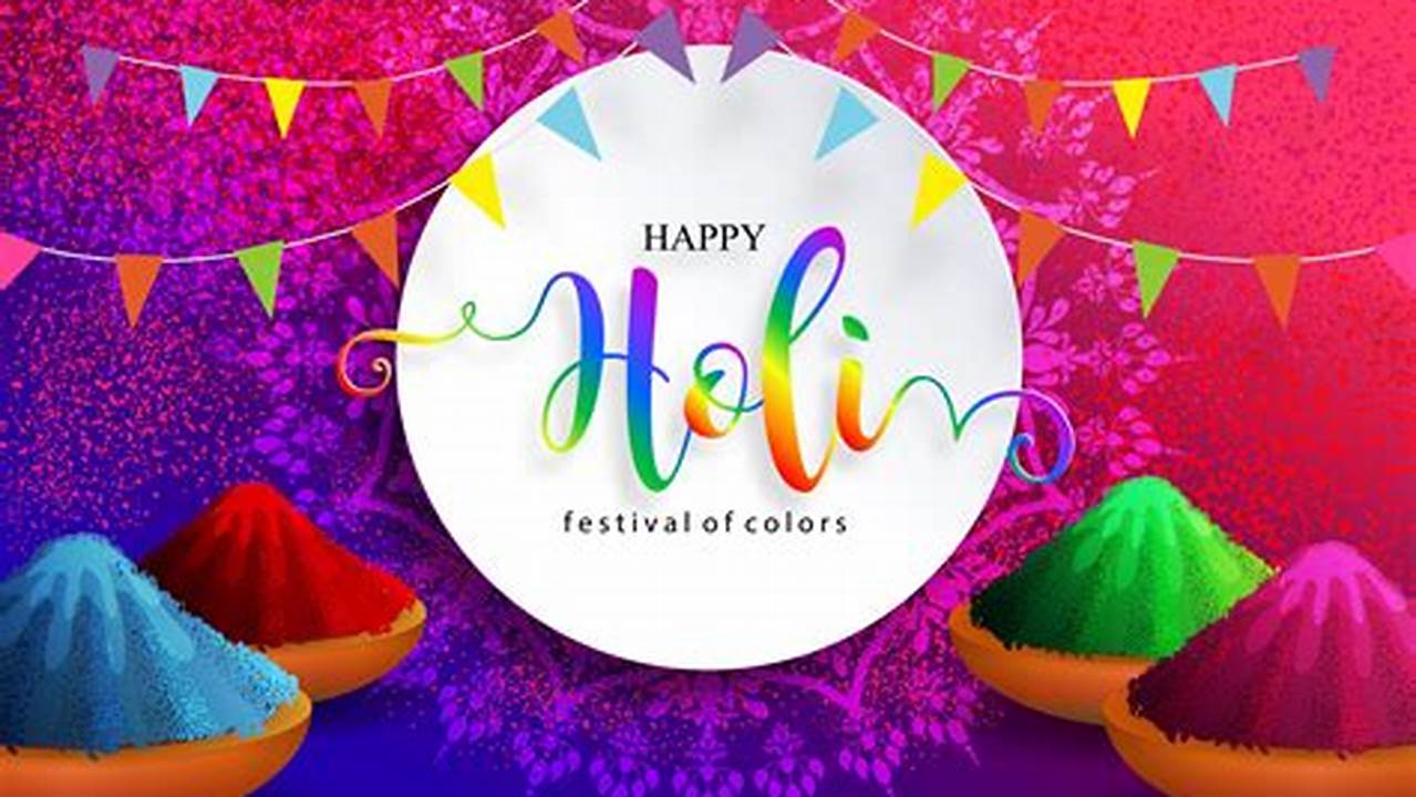 Holi Festival 2024 Date