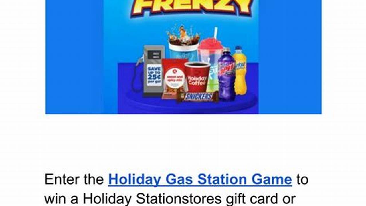 Holiday Gas Station Game 2024