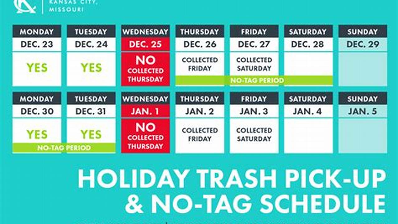 Holiday Trash Pick Up Schedule 2024
