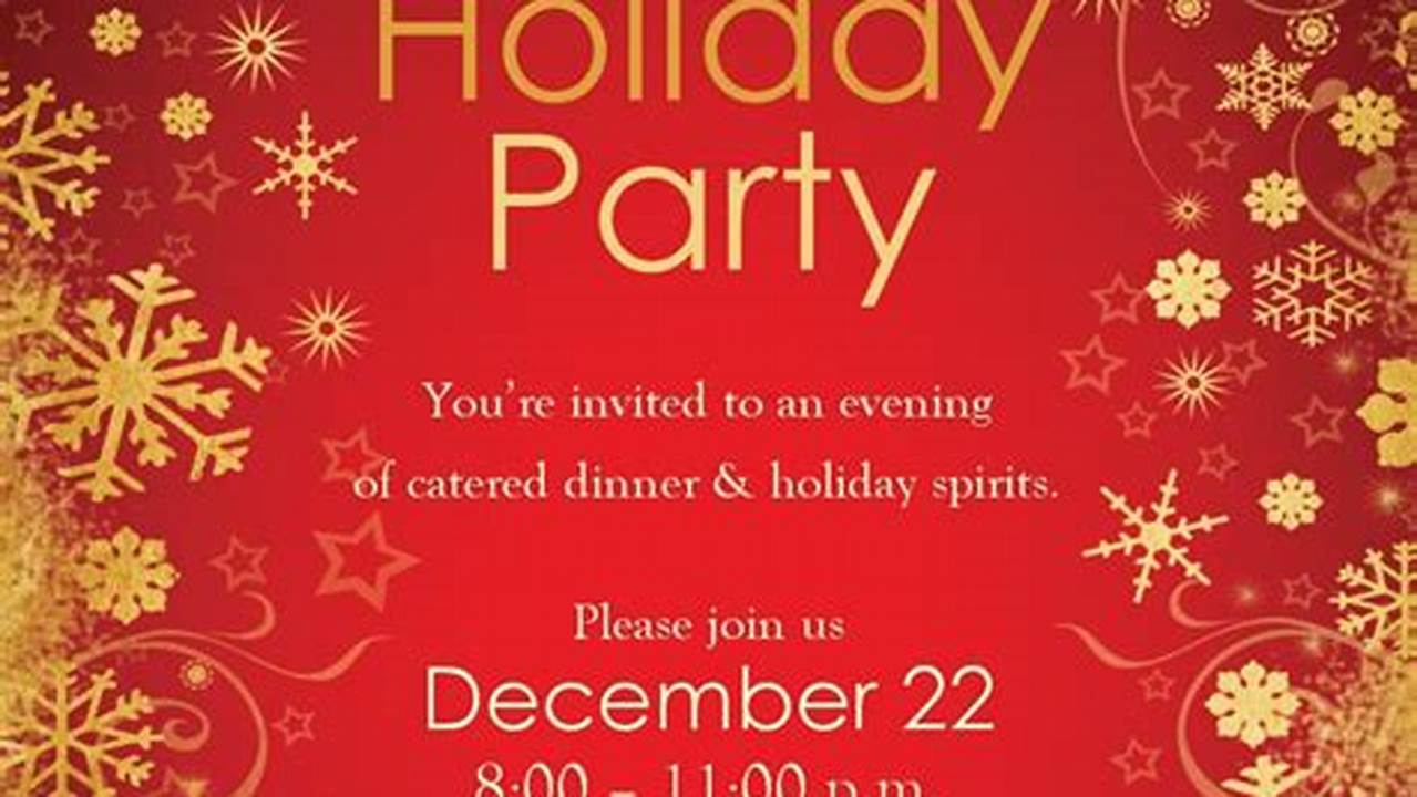 Unleash Festive Invites: Discover the Art of Holiday Party Invitation Templates