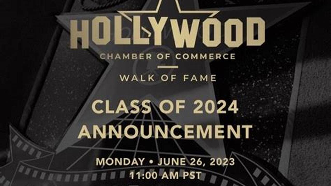 Hollywood Walk Of Fame 2024