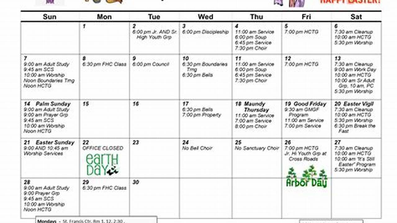 Holy Cross Calendar 2024-24