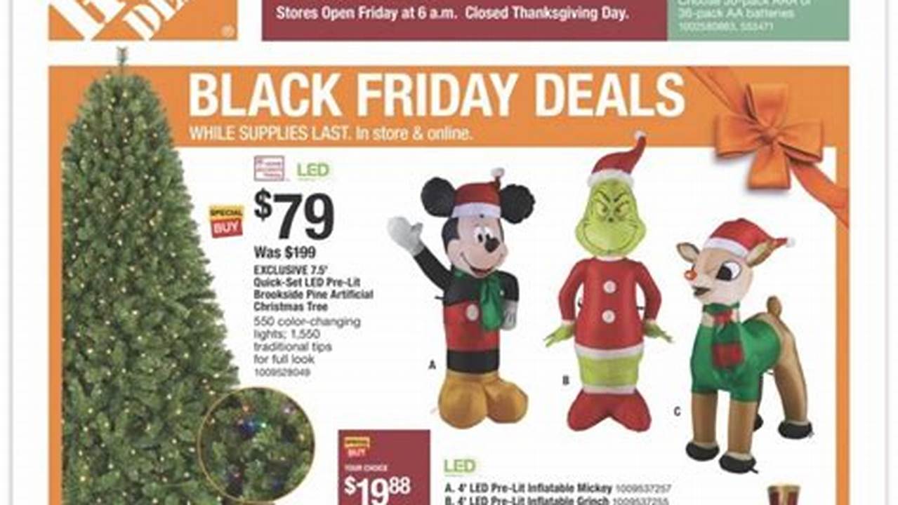 Home Depot Black Friday Ad 2024