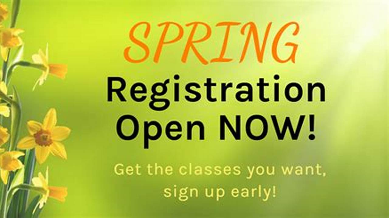 Homecoming Spring 2024 Registration Open For Doctoral Students &amp;Amp; Seniors Spring 2024 Registration Open For Masters Students Spring 2024 Registration Open For., 2024