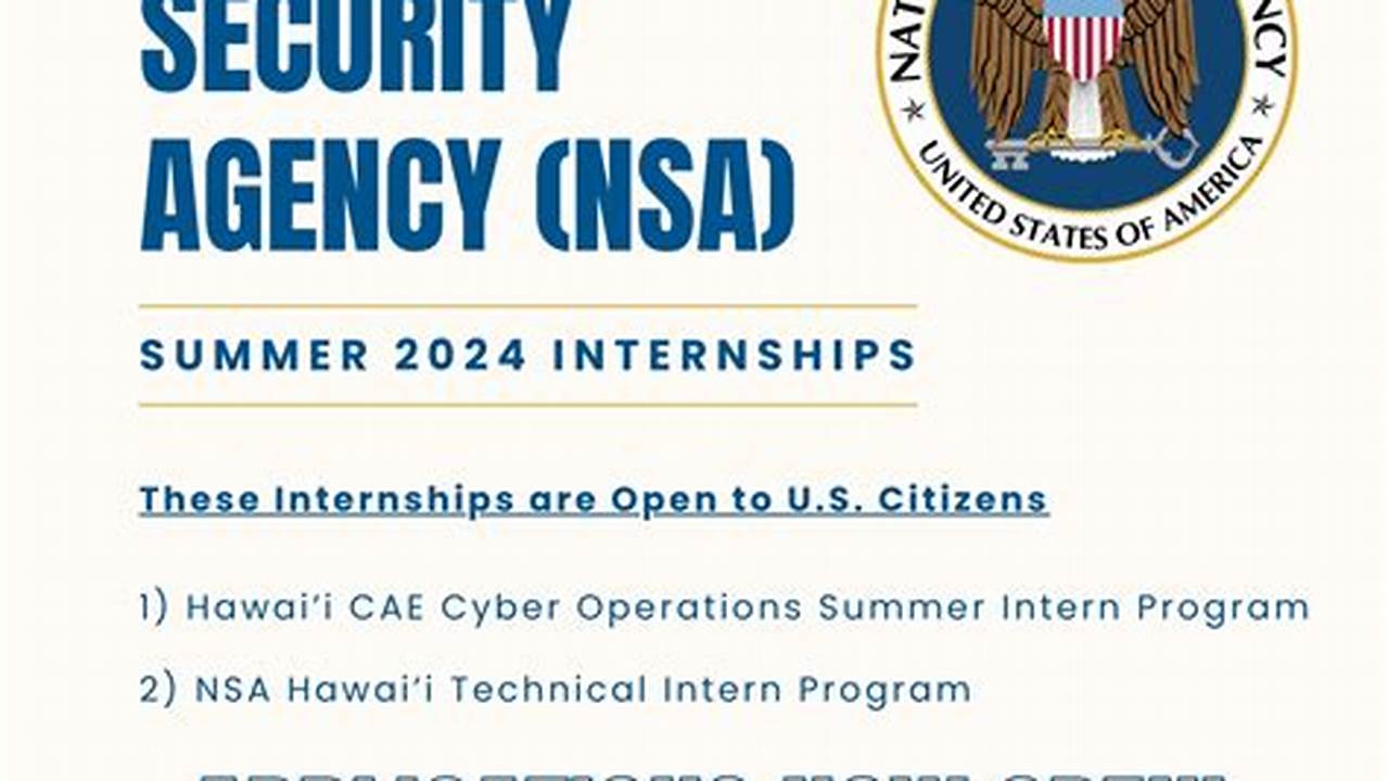 Homeland Security Internships Summer 2024