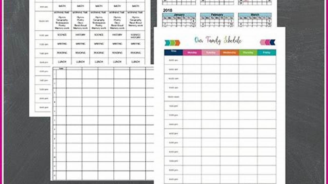 Homeschool Calendar Planner