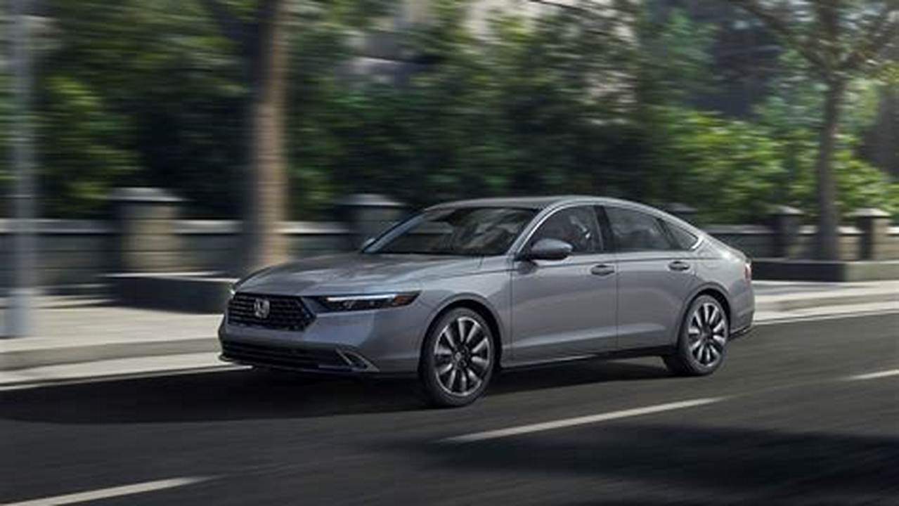 Honda’s Design Team Has Meticulously Reimagined The 2024 Accord Hybrid, Giving It A Refreshed And Dynamic., 2024