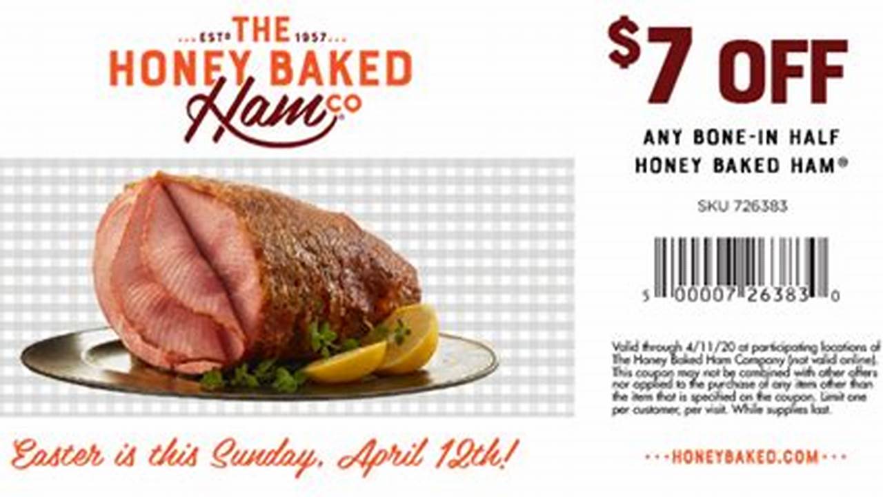 Honey Baked Ham Coupons 2024