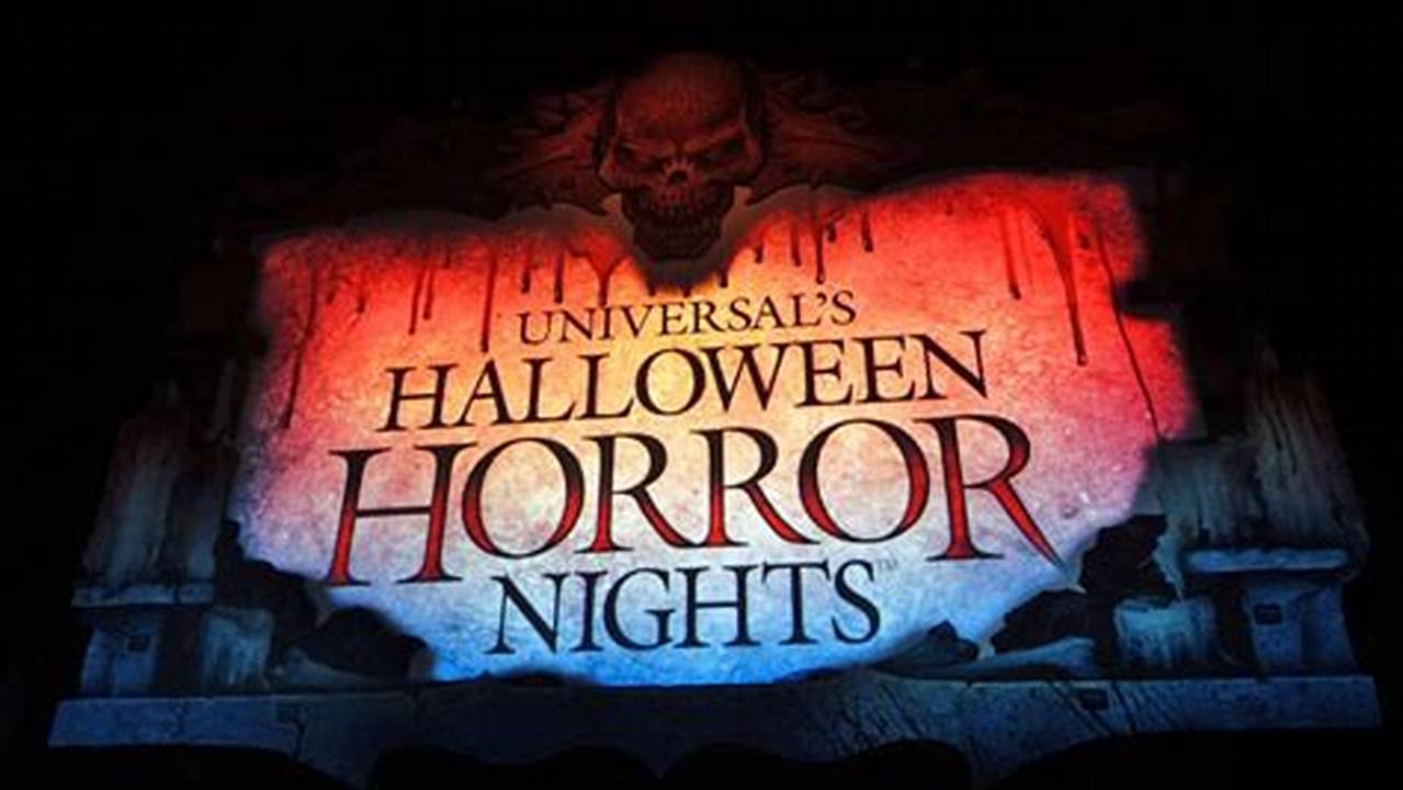 Horror Night Universal 2024