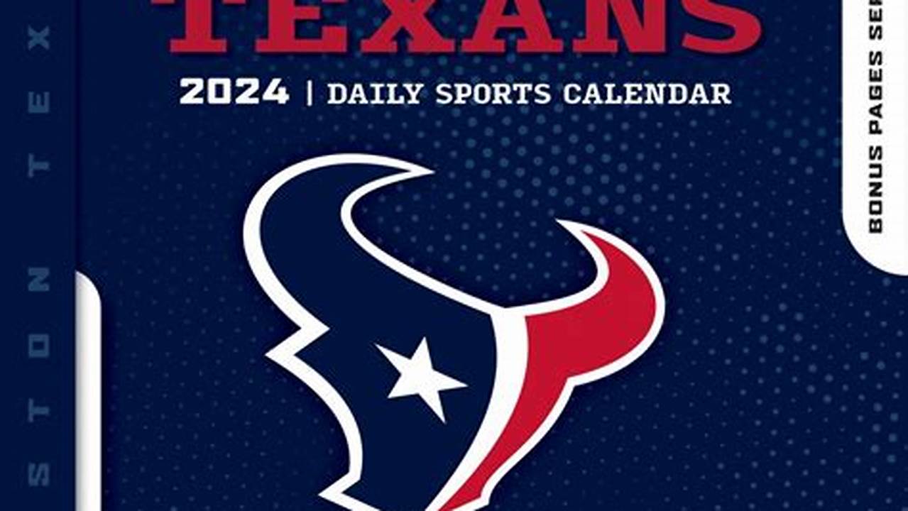 Houston Texans Desk Calendar