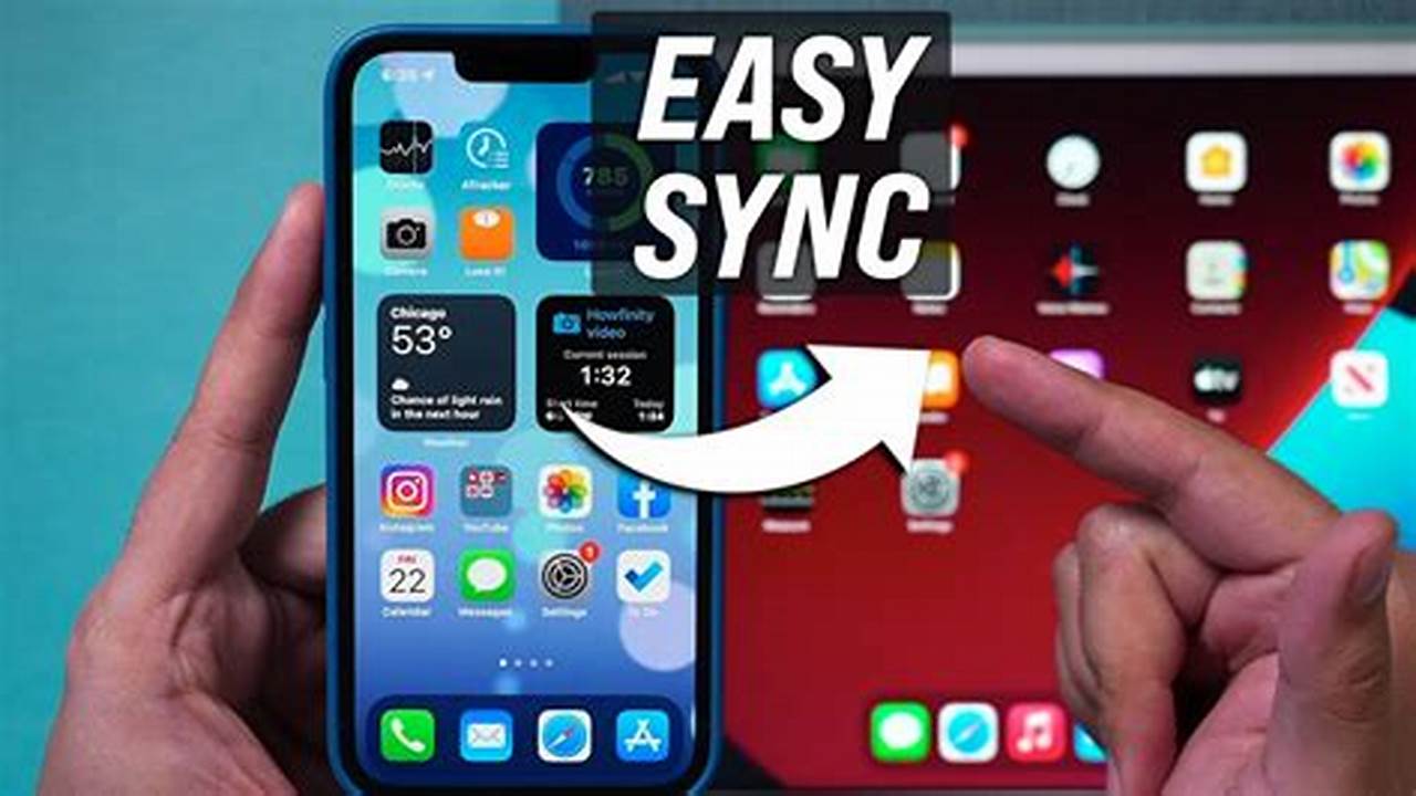 How Can I Sync My Calendar From Iphone To Ipad